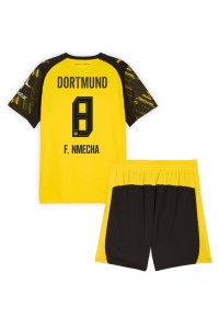 Borussia Dortmund Felix Nmecha #8 Jalkapallovaatteet Lasten Kotipeliasu 2025-26 Lyhythihainen (+ Lyhyet housut)